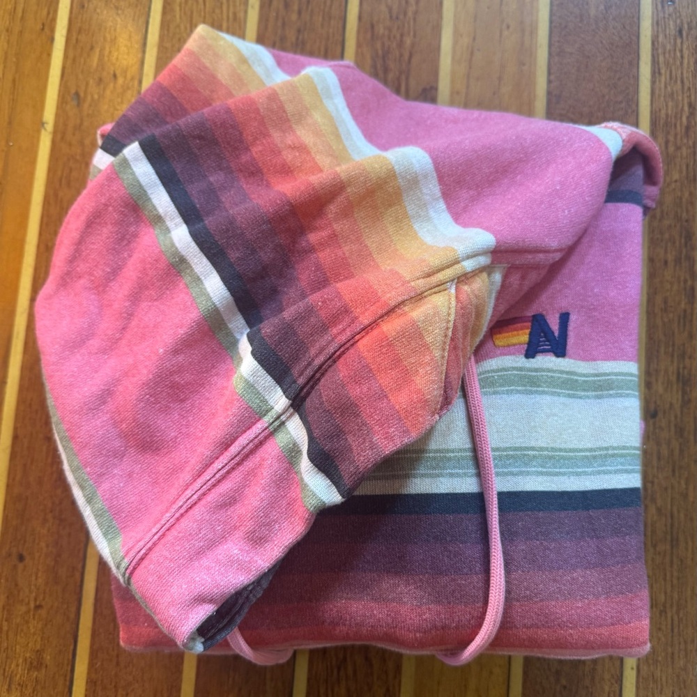Striped Pink Hoodie
